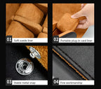 Watch Travel Case - for Men - for Women -Watch Roll Travel Case Organizer Display - Watch Case - 6 Slots Watch Box Organizer