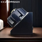 3+0 Watch Winder Leather Automatic Watch Box With Wanbao Quiet Motor Watch Cabinet Clock Storage Box