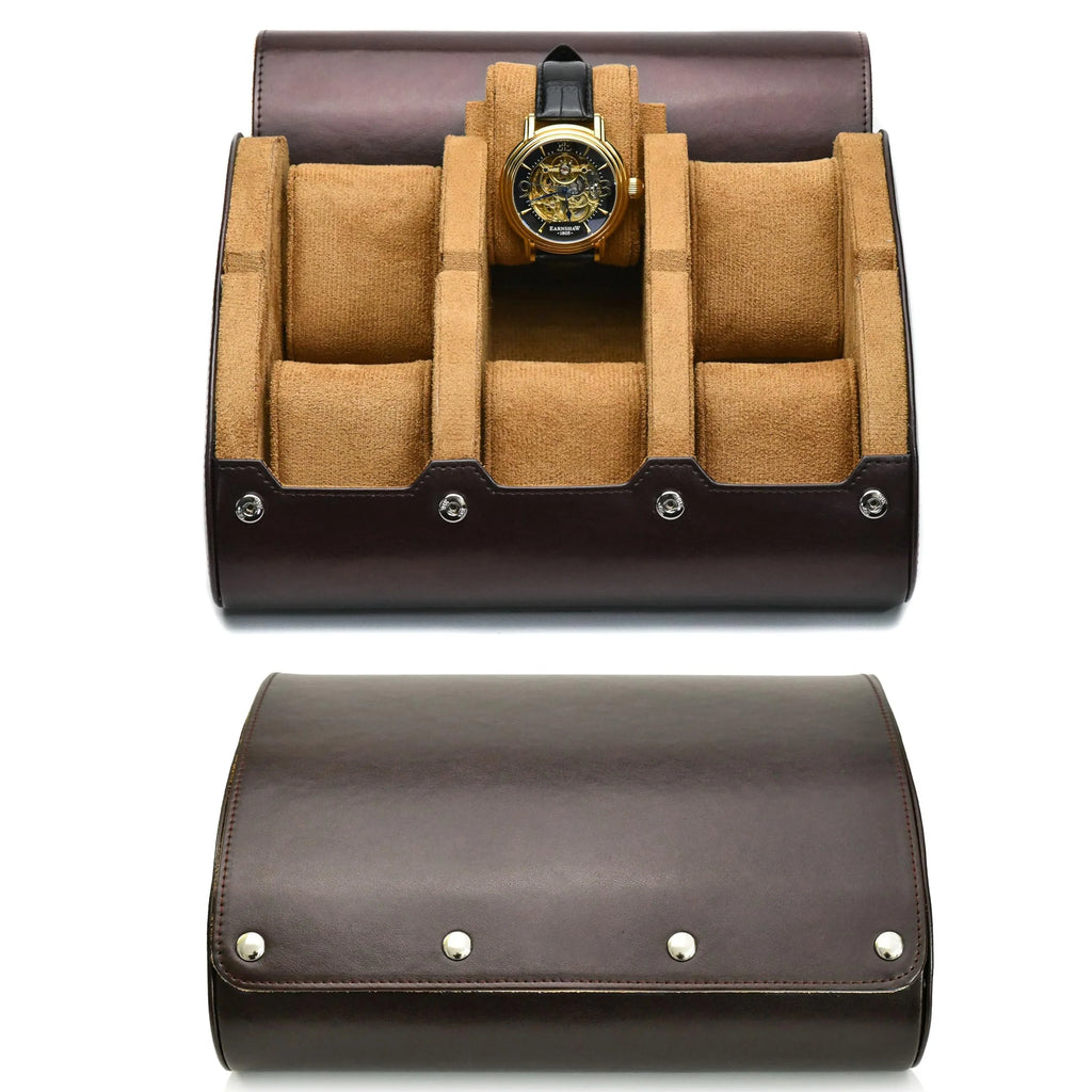 Watch Travel Case - for Men - for Women -Watch Roll Travel Case Organizer Display - Watch Case - 6 Slots Watch Box Organizer