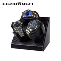 3+0 Watch Winder Leather Automatic Watch Box With Wanbao Quiet Motor Watch Cabinet Clock Storage Box