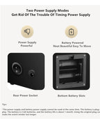 Embers Luxry Wooden Watch Box Single Winder with Glass Storage Automatic Watch Case Battery Powered Shaker Mabuchi Motor